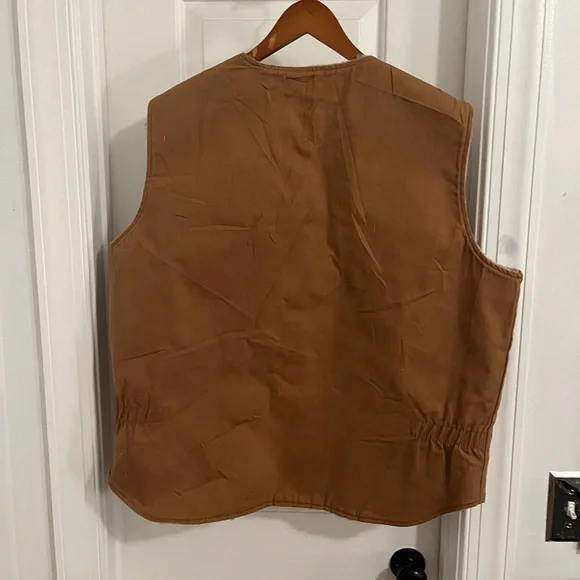 Vintage Walls‎ Canvas Sherpa Lined Vest - Picture 4 of 7